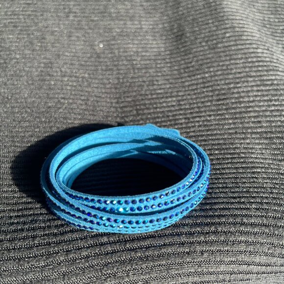 Retired Touchstone Crystal Wrap-Star Bracelet Cobalt Blue - NEW NIB - Picture 5 of 9